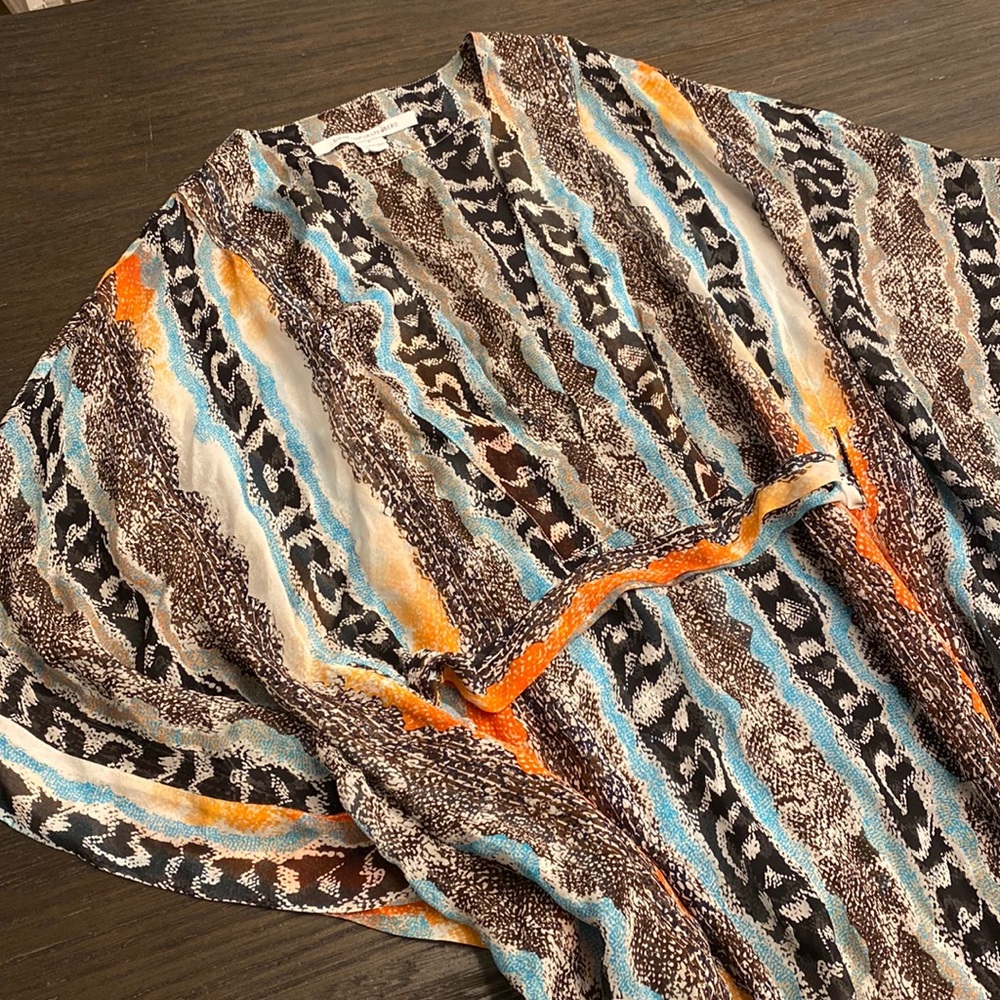 DVF chiffon kaftan